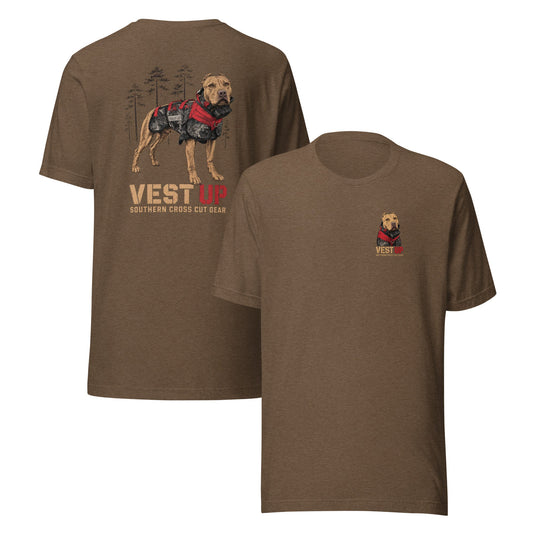 Vest Up T-Shirt- Made to Order | Allow 5–10 Business Days - Southern Cross Cut Gear