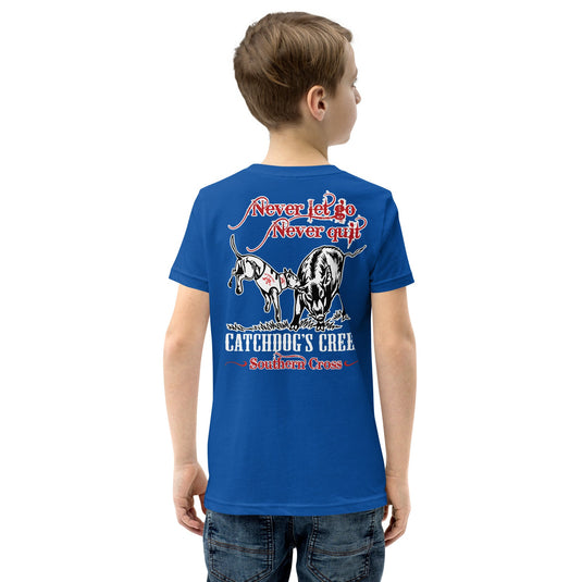 Youth Catch Dog's Creed Short Sleeve T-Shirt - Southern Cross Cut Gear