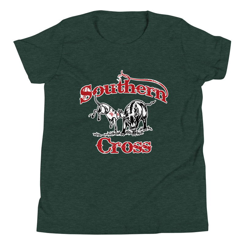 Load image into Gallery viewer, Youth Catch Dog's Creed Short Sleeve T-Shirt - Southern Cross Cut Gear
