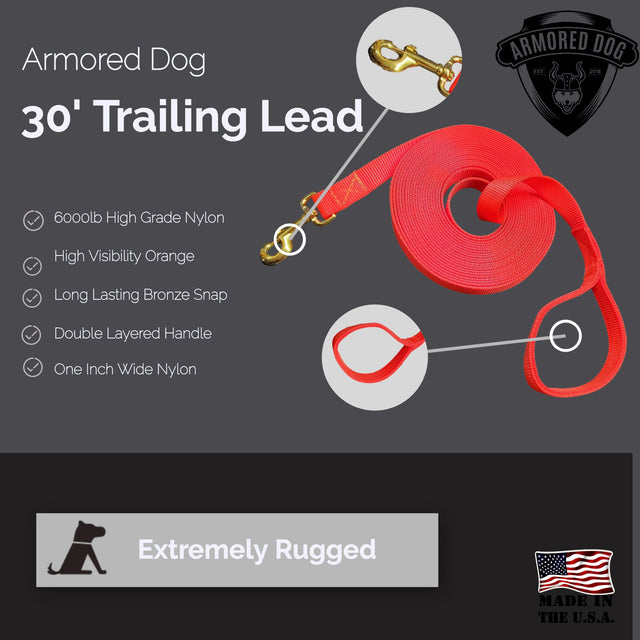 30' Trailing Dog Lead - Southern Cross Cut Gear