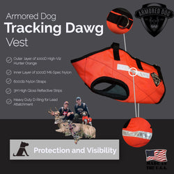 Armored Dog Tracking Dawg Vest - Southern Cross Cut Gear