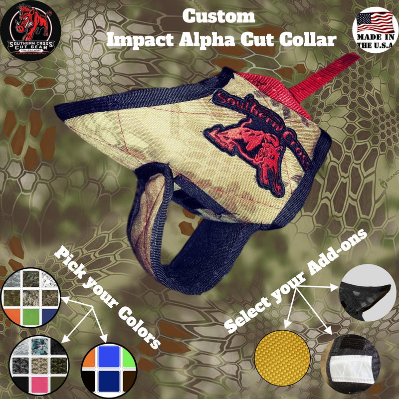 Load image into Gallery viewer, Custom Impact Alpha Cut Collar - Southern Cross Cut Gear
