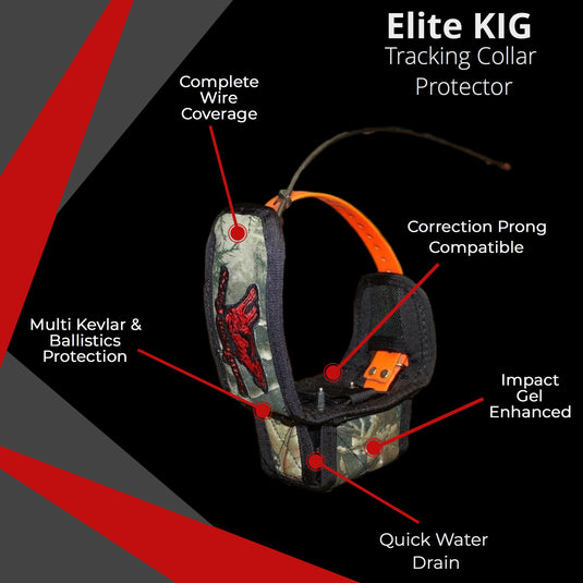 Elite KIG- Tracking Collar Unit and Wire Protector - Southern Cross Cut Gear