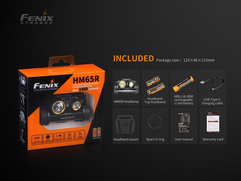 Load image into Gallery viewer, Fenix HM65R Headlamp - Southern Cross Cut Gear
