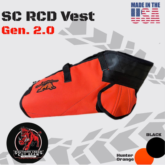 SC RCD Vest (Running Catch Dog) Gen. 2.0- Collar Separate added Leg Guards - Southern Cross Cut Gear