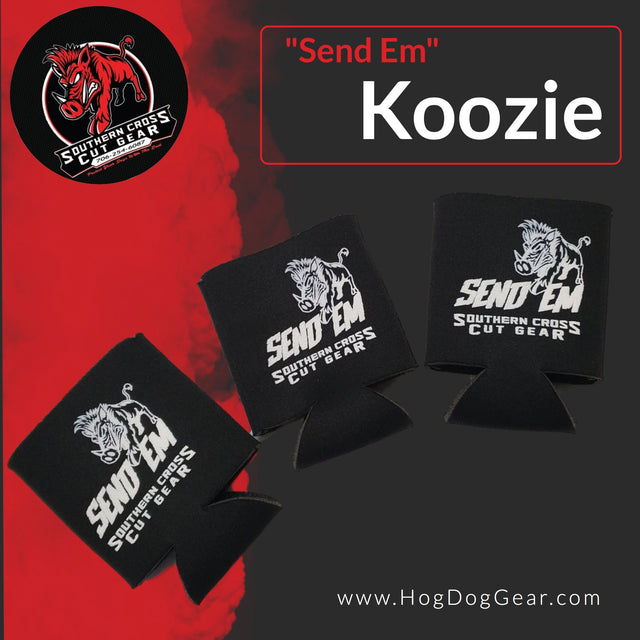 Send Em Koozie - Southern Cross Cut Gear