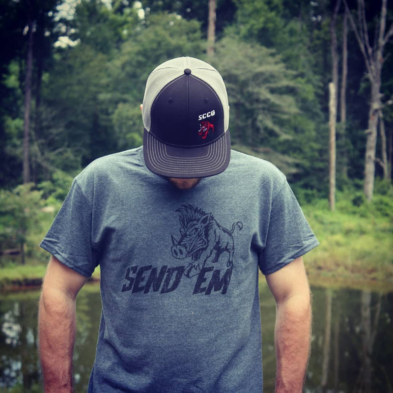 Load image into Gallery viewer, &quot;Send &#39;Em&quot; T Shirt - Southern Cross Cut Gear
