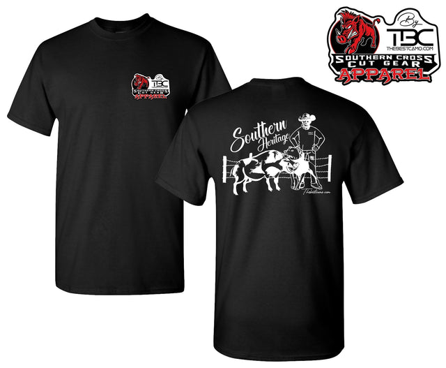 Southern Heritage Hog Hunting T-Shirt - Southern Cross Cut Gear