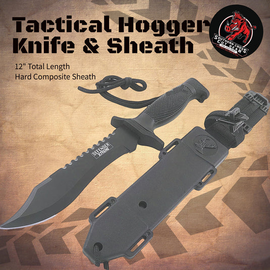 The "Tactical Hogger" Pig Sticker and Sheath - Southern Cross Cut Gear