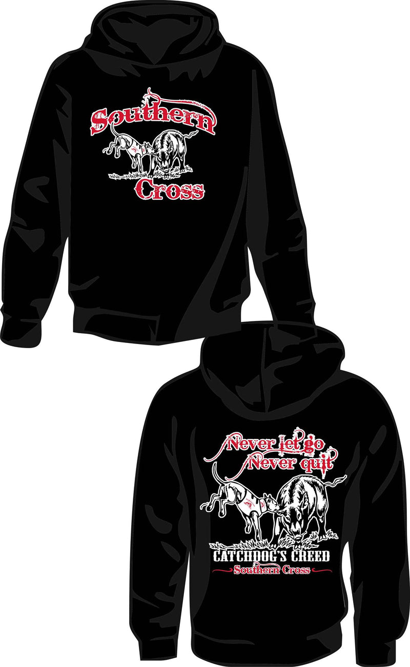 Load image into Gallery viewer, Youth &quot;Catch Dog&#39;s Creed&quot; Hoodie - Southern Cross Cut Gear
